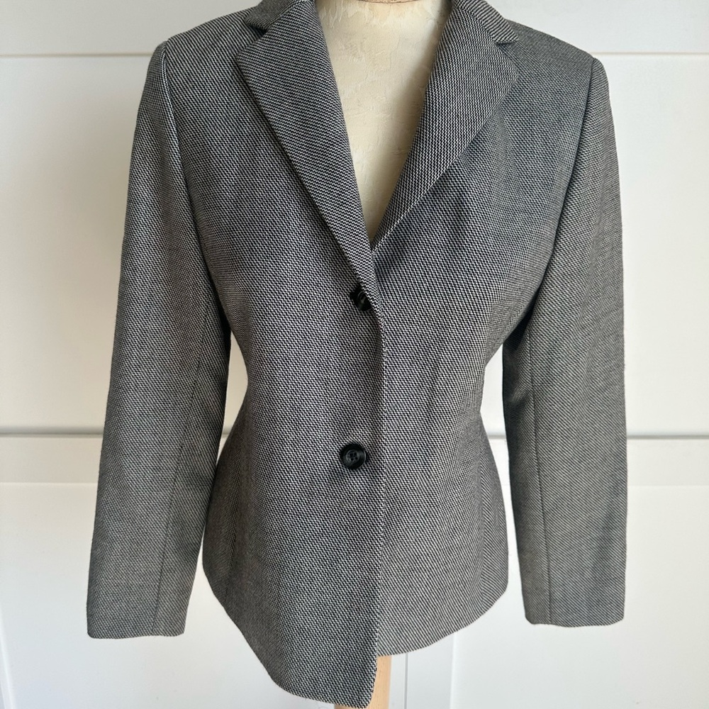 Oscar de la Renta Charcoal Blazer